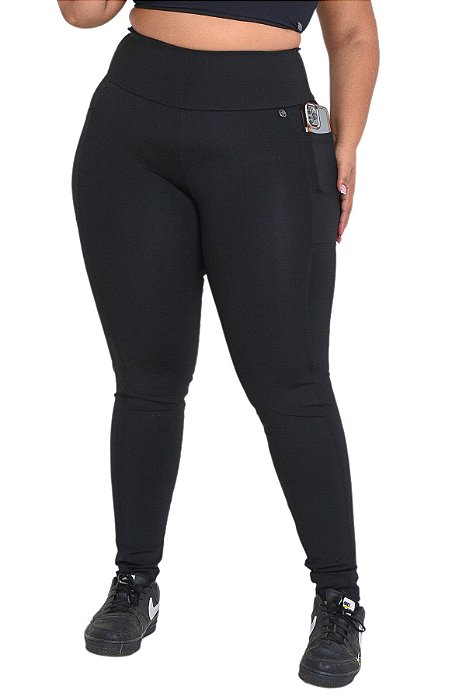 Calça Fusô Plus Size com Bolso Lateral Pro Form