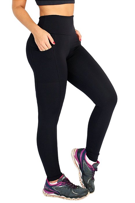 Calça Fusô Fitness Feminina com Bolso Lateral Emana®