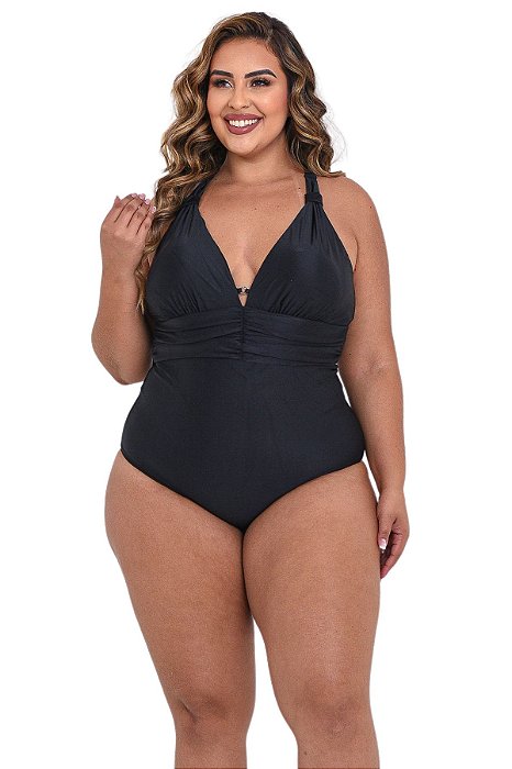 Maiô Plus Size Bianca Liso