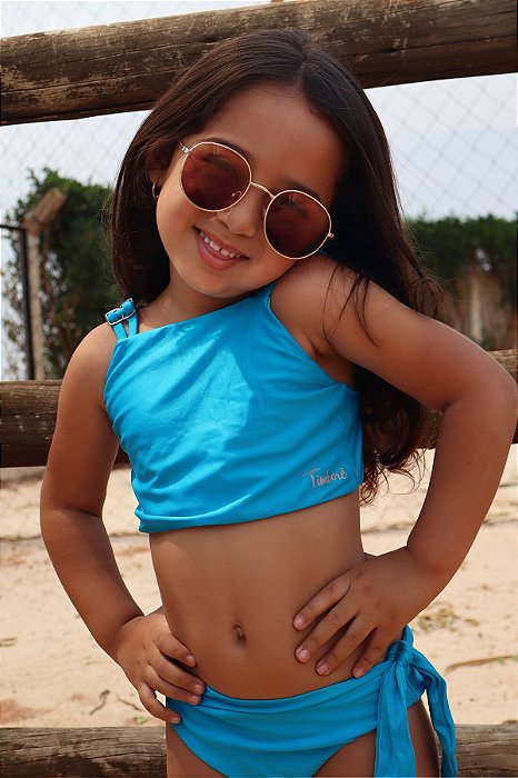 Conjunto Biquini Infantil Manu