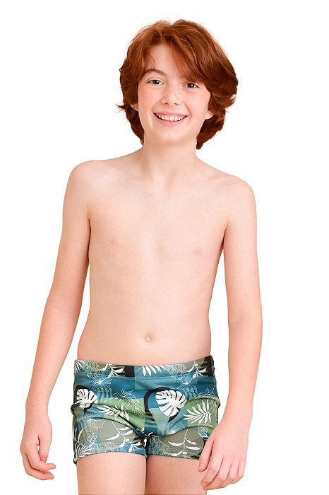 Sunga Boxer Infantil Estampada