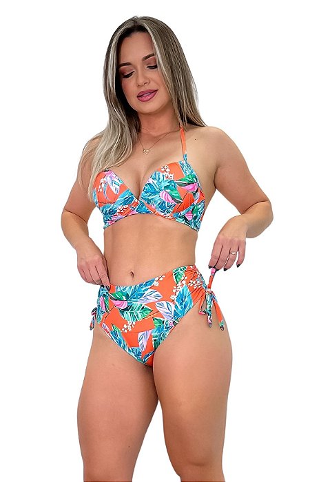 Calcinha de Biquini Avulso Sunquini Amarração Lateral Aruba