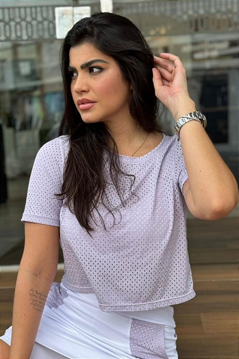 Blusa Fitness Feminina Cropped Classico Clubber