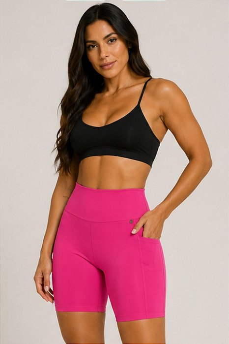 Bermuda Fitness Feminina Bolso