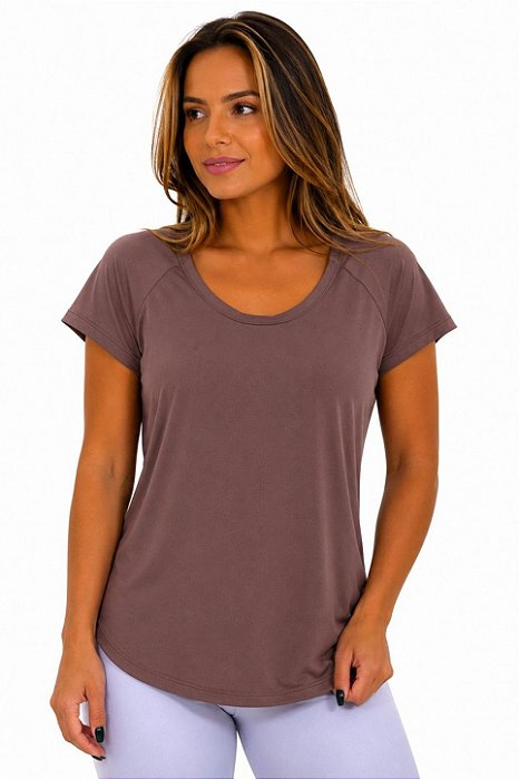 Blusa Fitness Feminina Manga Curta Selene