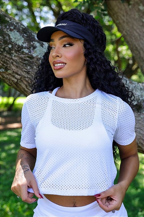Blusa Fitness Feminina Cropped Clubber