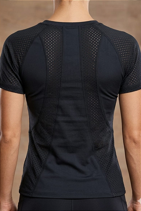 Blusa Fitness Feminina Baby Look Active Glow