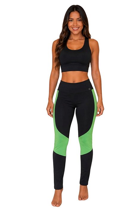 Calça Fusô Fitness Feminina Duo Colors