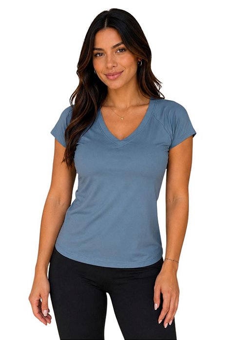 Blusa Fitness Feminina Baby Look Timboré