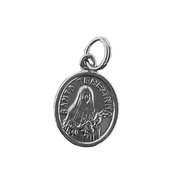 Medalha Santa Teresinha do Menino Jesus Inox