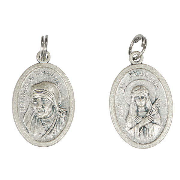 Medalha Santa Teresa de Calcutá / Santa Filomena