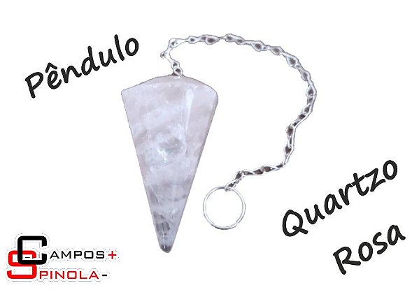 Pêndulo Quartzo Rosa