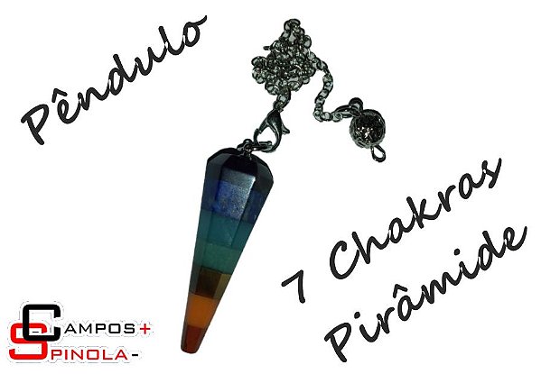 Pêndulo 7 Chakras Pirâmide