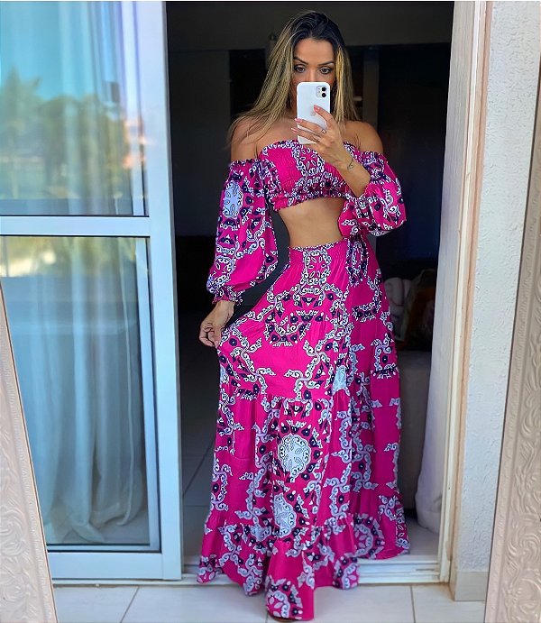 Conjunto Bandanna Pink
