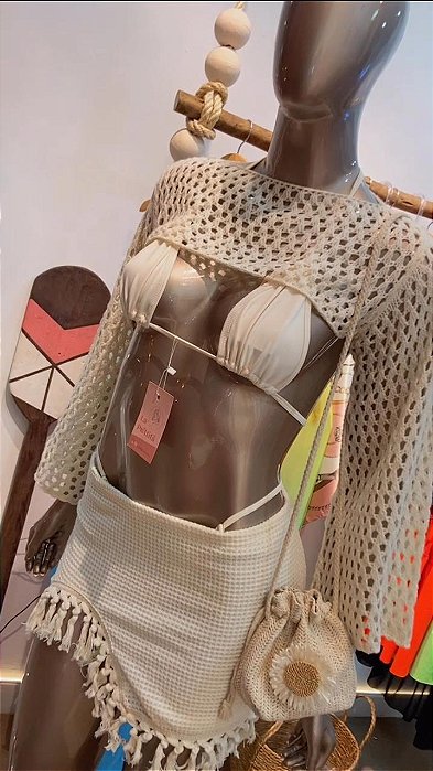 Bolero Crochê Moana