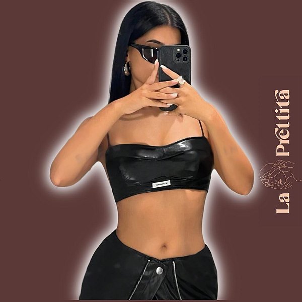 Cropped Vinil Leona