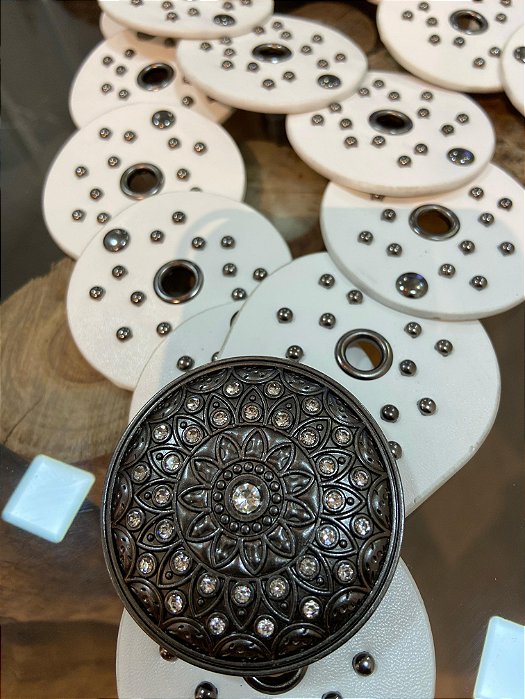 Cinto Boho Mandala Branco