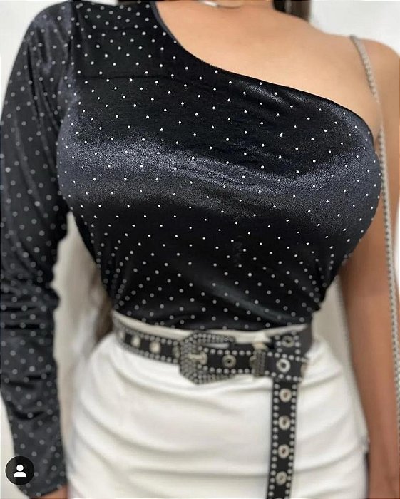 Cropped Veludo Mya