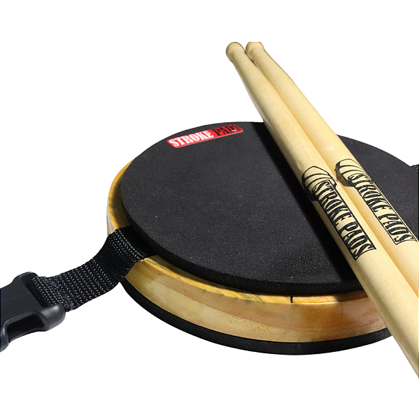 Kit Pad 6'' p/ Perna Stroke Pads S02 + Par de Baquetas