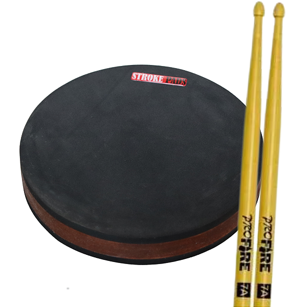 Kit Pad 7,5'' Dupla Face EVA 7mm + Baqueta ProFire 7A