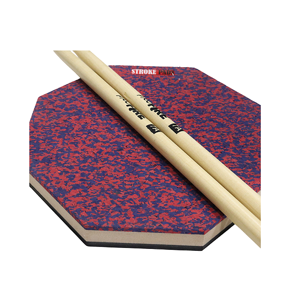 Pad 9'' DuplaFace P08 Stroke Pads + Baqueta Pro Fire 7A PM