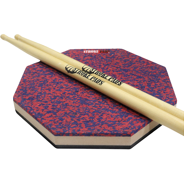 Pad Praticável 9'' DuplaFace P08 StrokePads +Par de Baquetas