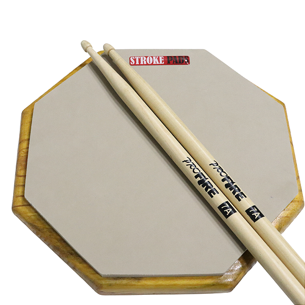 Pad de Estudo 10'' Stroke Pads R02 + Baqueta ProFire 7A PM