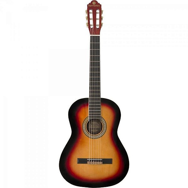 Violão Acústico Harmonics Gna 111 Nylon Sunburst