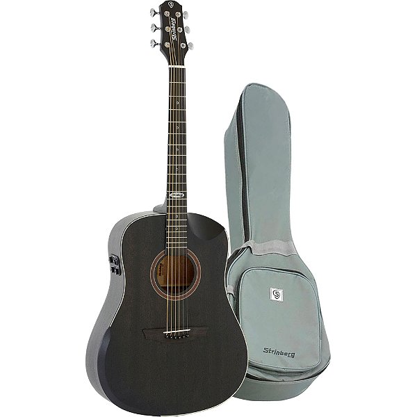 Violão Strinberg SD301HCR Folk Eletro Tobacco Satin Com Bag