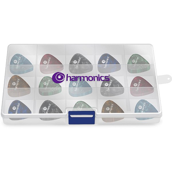 Kit de Palhetas Harmonics Com 200 Unidades Sortidas