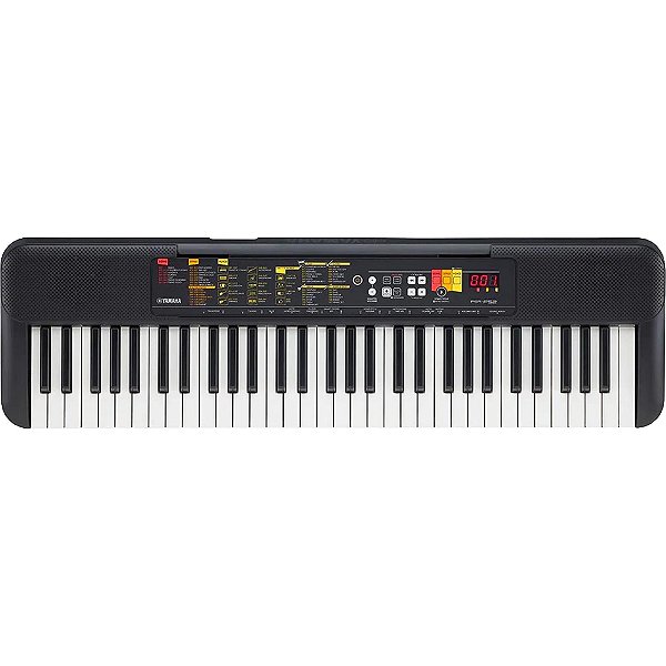 Teclado Yamaha PSR-F52 Arranjador Preto