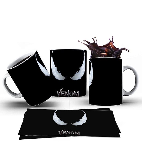 Caneca Xícara Personalizada Venon Cerâmica 325ml