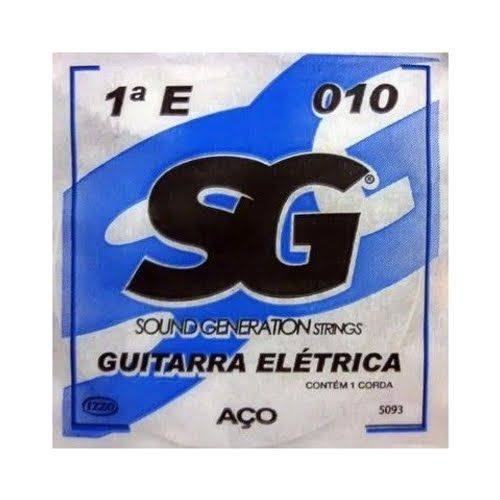 Corda p/ Guitarra 1ª Mi Aço .010 SG