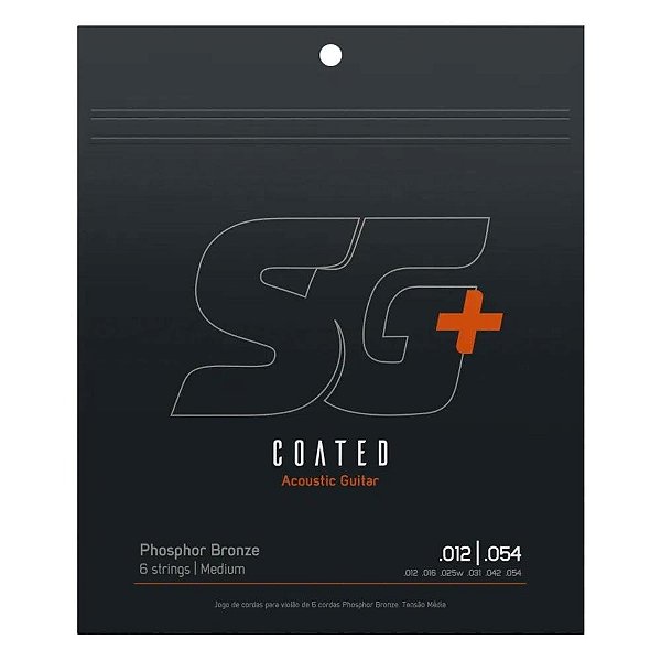 Encordamento SG+ Coated p/ Violão 012 Média Phospor Bronze