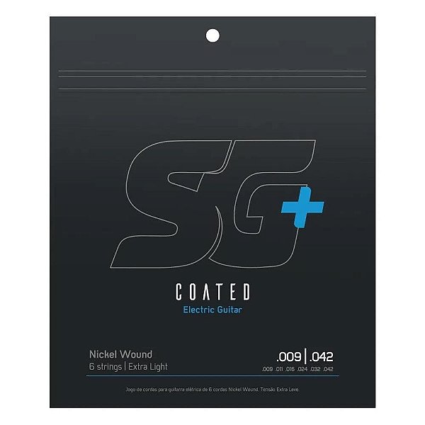 ENCORDOAMENTO SG+ COATED P/ GUITARRA 009 MÉDIA