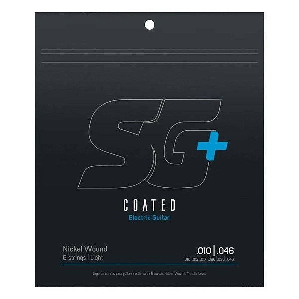 ENCORDOAMENTO SG+ COATED P/ GUITARRA .010 LEVE