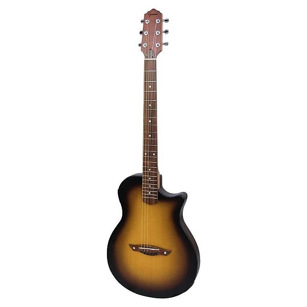 Violão Giannini Stage STS SPC Elétrico Flat CEQ Aço Tobacco