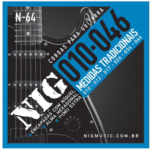 Encordoamento NIG Para Guitarra N64