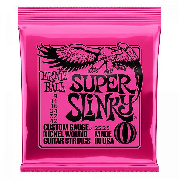 Encordoamento Ernie Ball 009 Hybrid Slinky p/ Guitarra