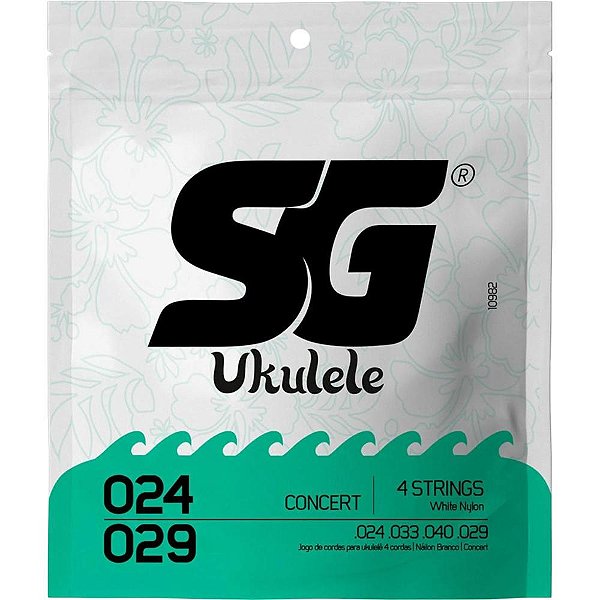 Encordoamento Para Ukulele em Nylon .024 Concert SG