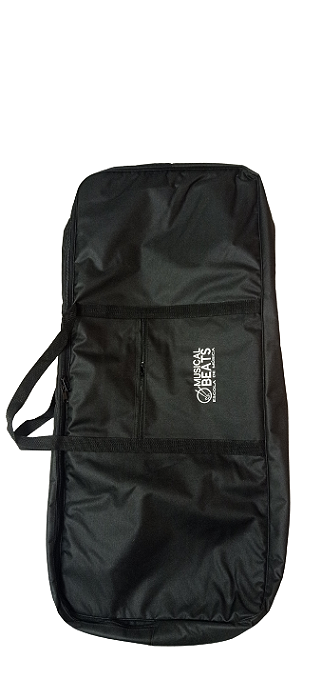 Capa p/ Teclado 5/8 Cooperbag Personalizada Musical Beats preta
