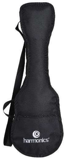 Capa Para Ukulele Concert Harmonics Nylon Preta