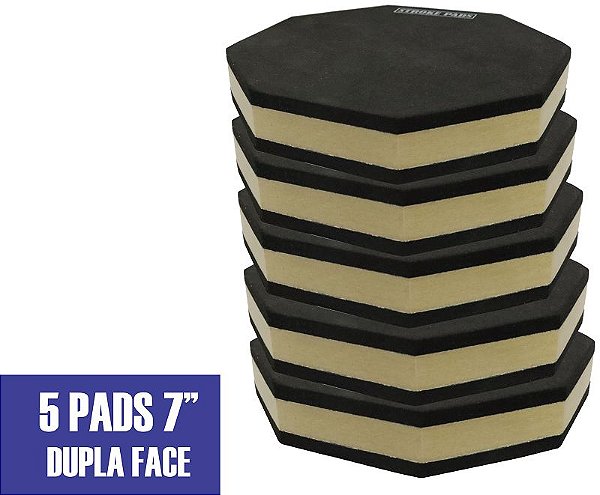 5 Pads De Estudo 7'' Econômico - Stroke Pads S07