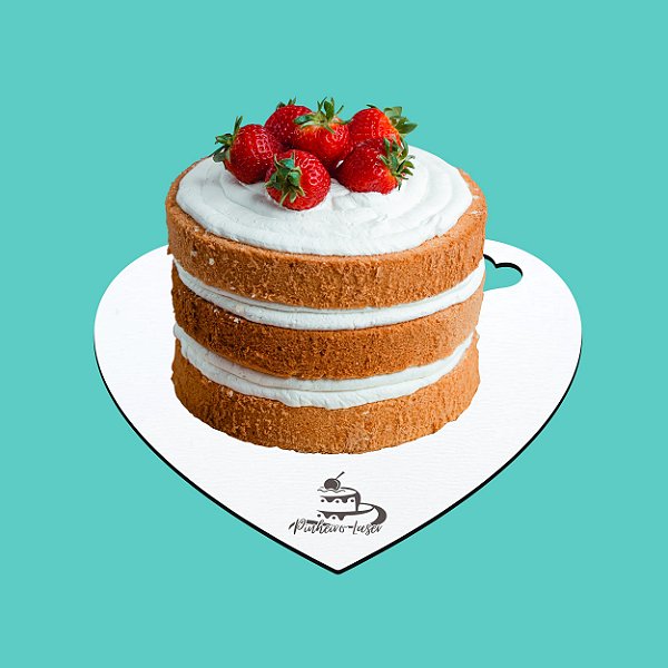 Cake Board Coração