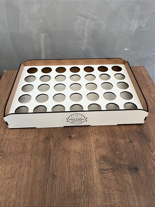Porta corante para bolo com 35 furos