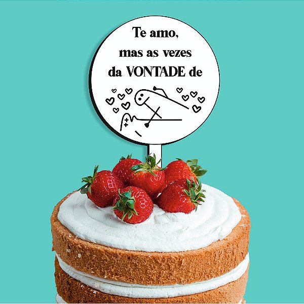 Topo de bolo BENTO CAKE N°4