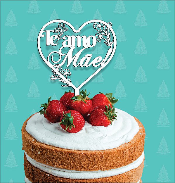 Topo de Bolo Mãe Nº2