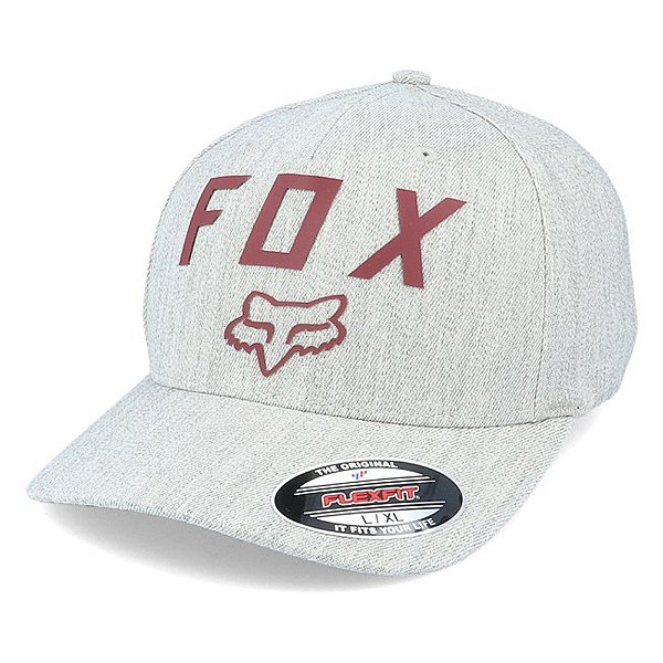Boné Fox Number 2 FlexFit Cinza