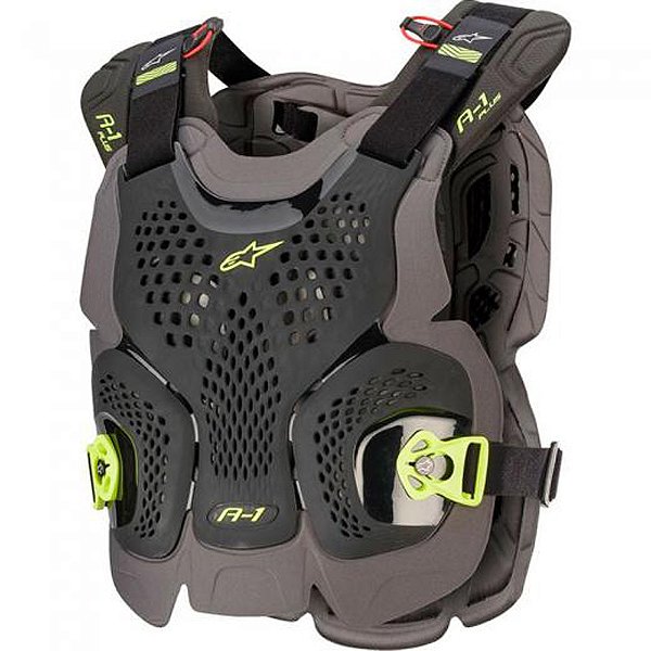 Colete Alpinestars A1 Plus Chest - Preto e Amarelo