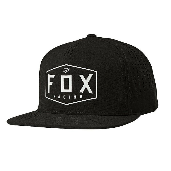Boné Fox AR Crest Snapback Preto